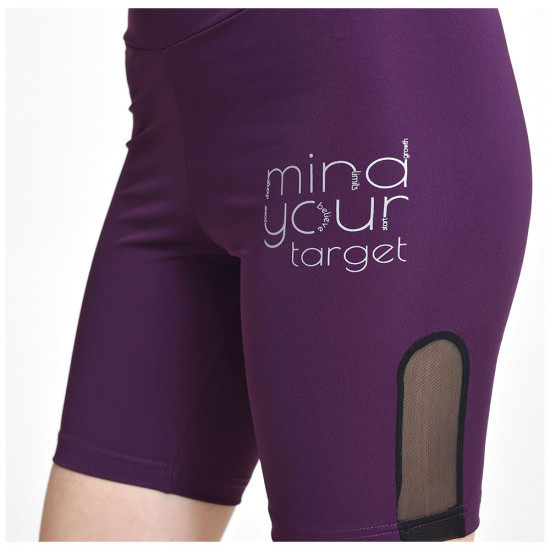 Target Γυναικείο ποδηλατικό κολάν Biker Shorts Scuba & Sheer Fabric "Mind" Target Γυναικείο ποδηλατικό κολάν Biker Shorts Scuba & Sheer Fabric "Mind"